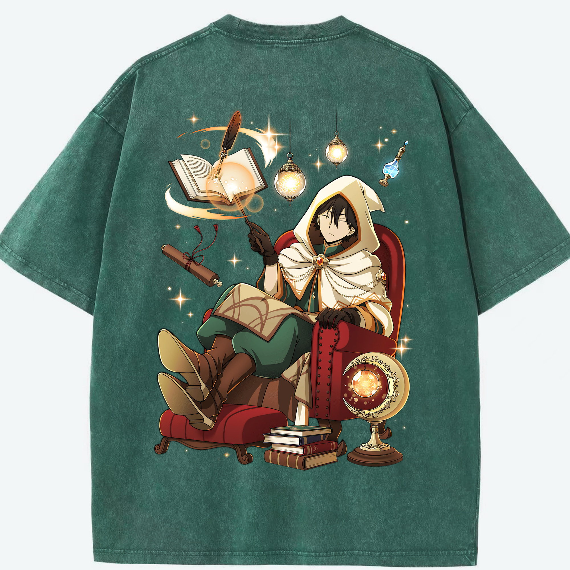 （画像用） 文豪ストレイドッグス Bungo Stray Dogs 綿100% ヴィンテージ風 半袖Tシャツ（背面プリント）